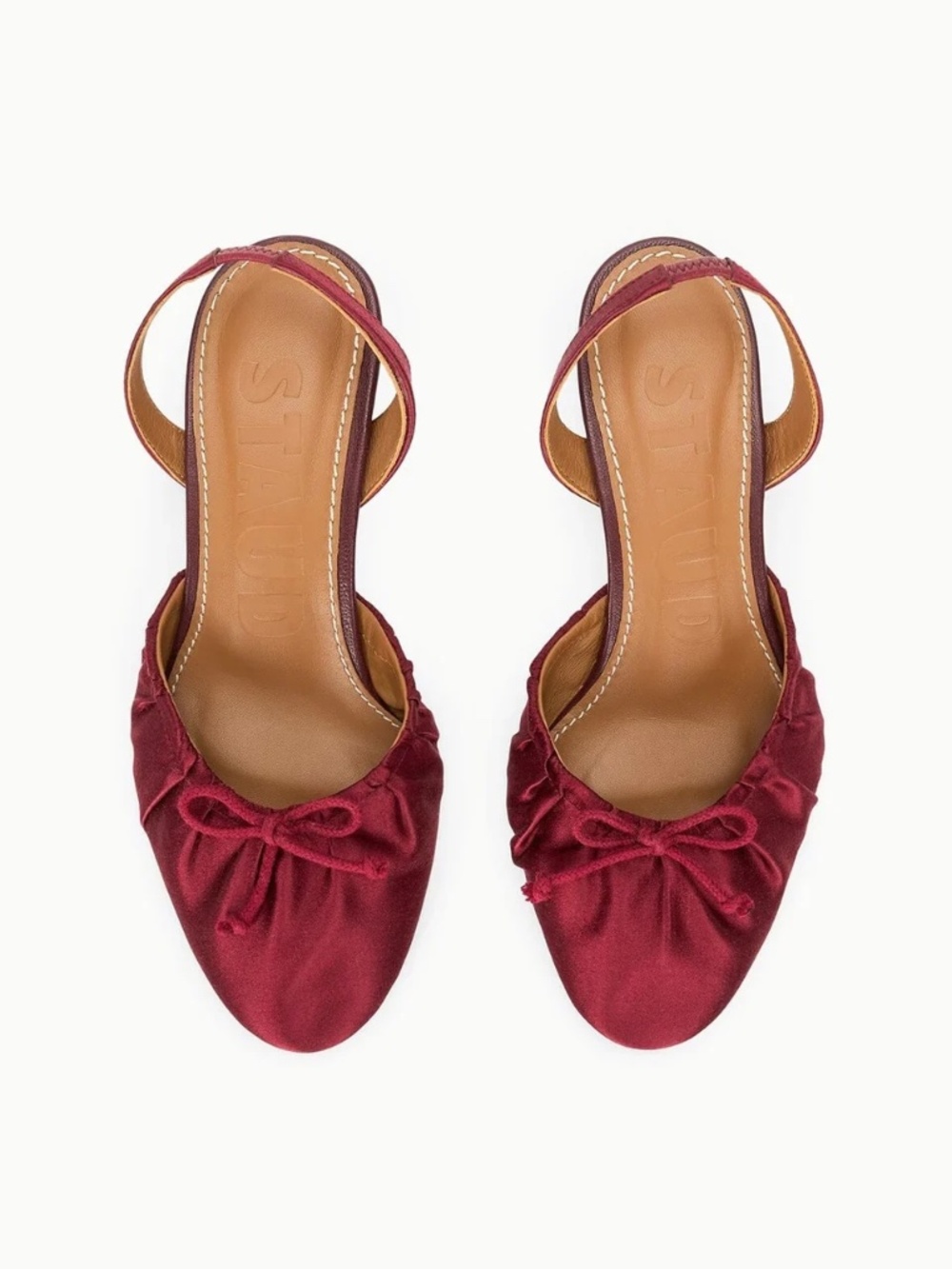 Alba Ballet Slingback ~ Oxblood